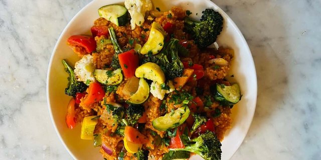 Veggie Cajun Jambalaya