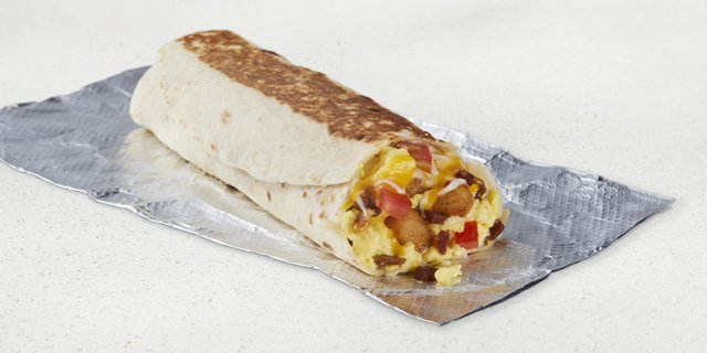Bacon Grande Toasted Breakfast Burrito