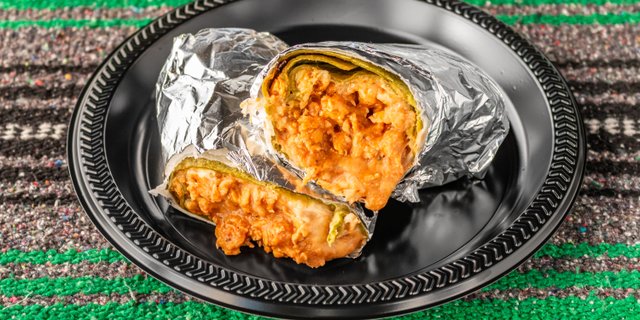 Marinated Chicken Burrito