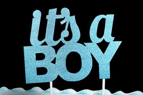 It's a Boy Cake Topper