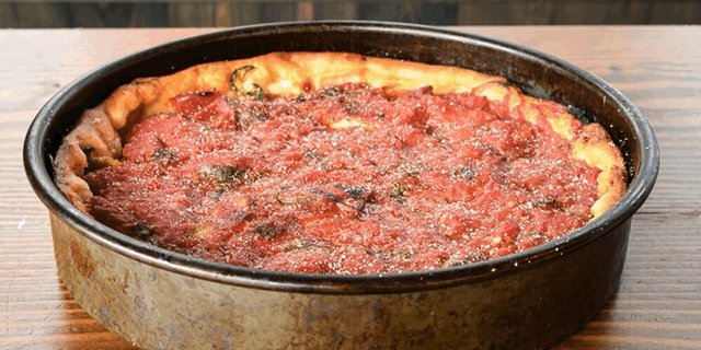 Stratton Spinach Deep Dish Pizza