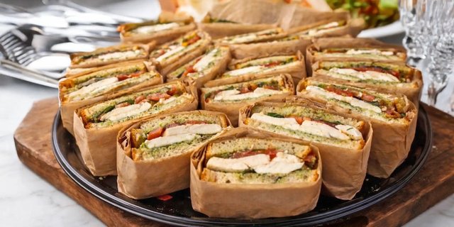 Half Sandwiches Platter