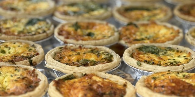 Individual Italian Sausage Quiches