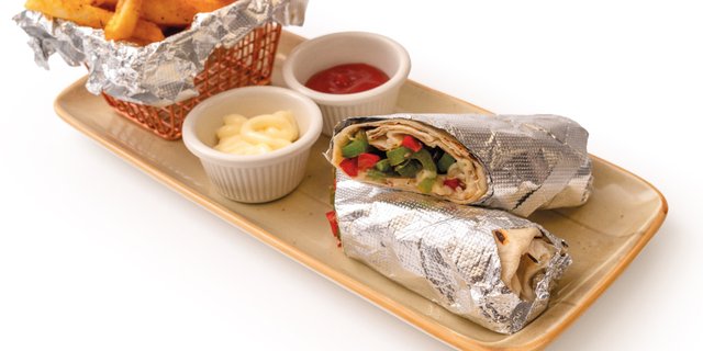 Veggie Hummus Wrap