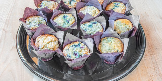 Gluten-Friendly Blueberry Muffin Pastry Platter