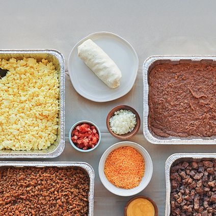 Build-Your-Own Breakfast Burrito Bar