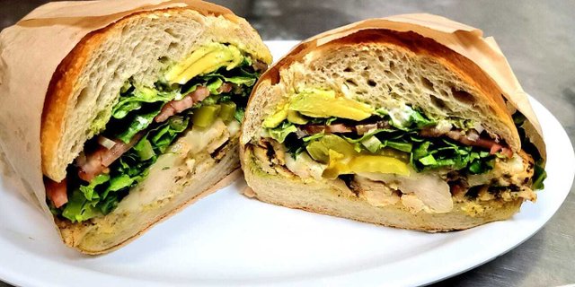 Chicken Pesto Sandwich