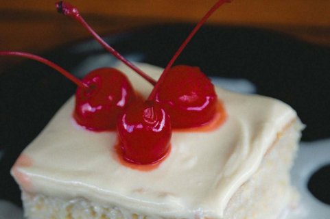 Tres Leches Cake Slice