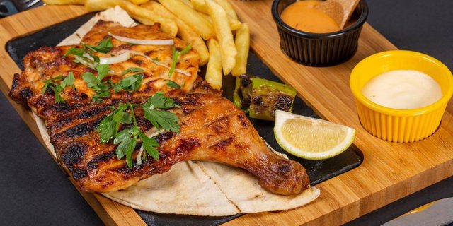 Small Charcoal Chicken Combo