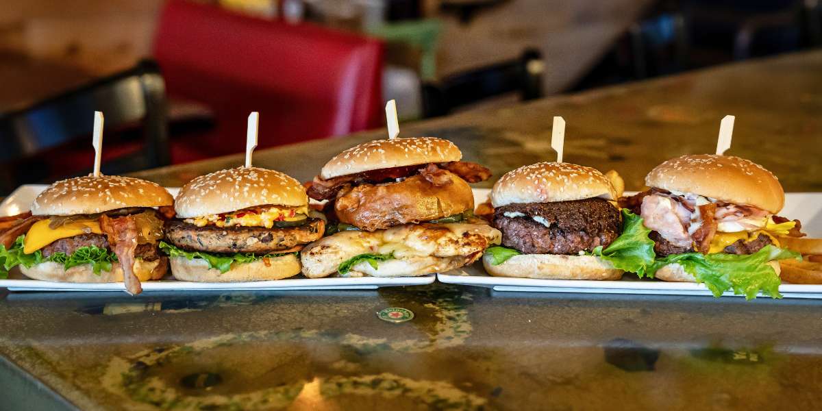 Sesame Burgers and Beer