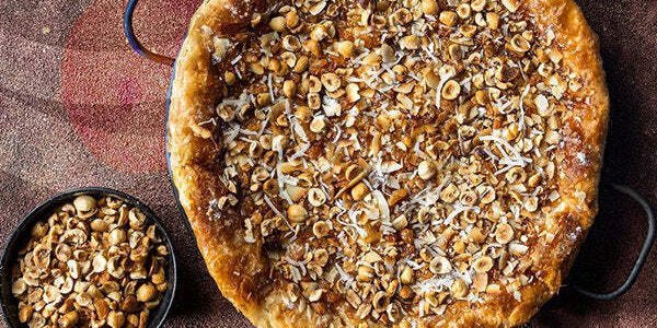 Raisin Coconut Custard Pie