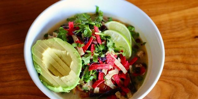 Black Bean & Chicken Tortilla Soup