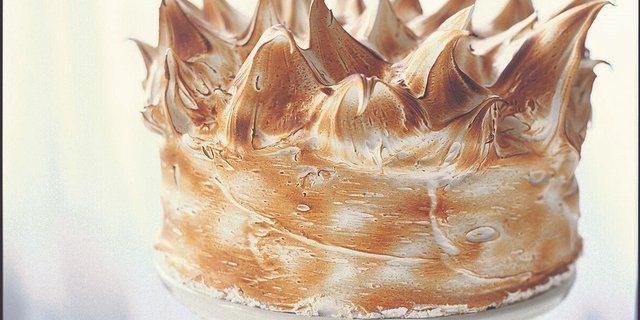 Mile High Lemon Meringue Cake