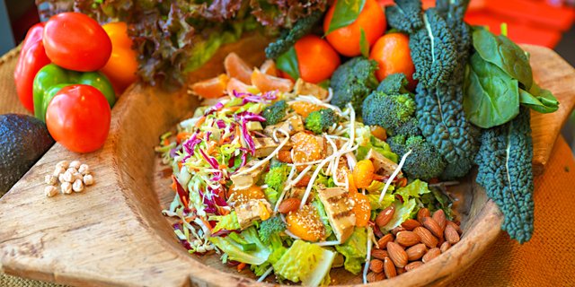 Vegan Chinese "Chicken" Salad