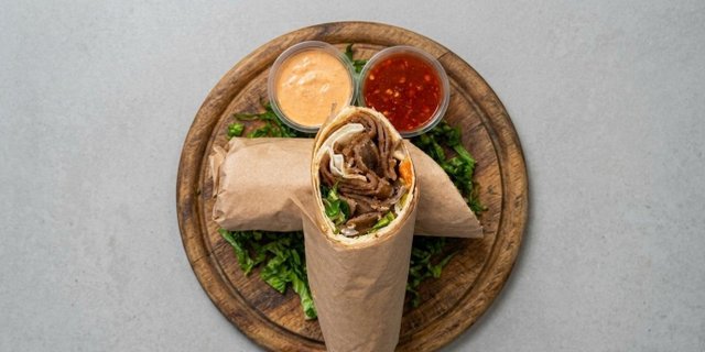 Lamb & Beef Doner Wrap