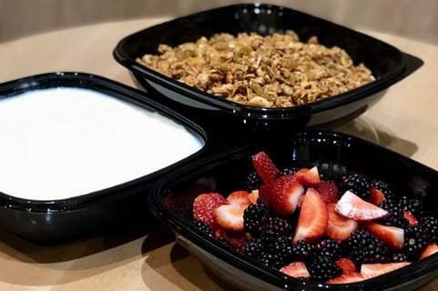 Granola, Berries & Yogurt Tower