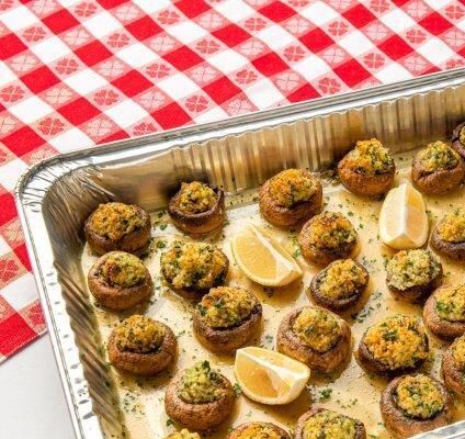 Parmesan Stuffed Mushrooms