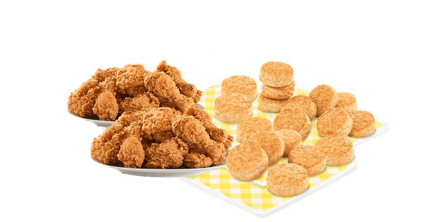 40pc Chicken Box W/20 Biscuits