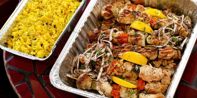 Saffron Chicken Kebabs