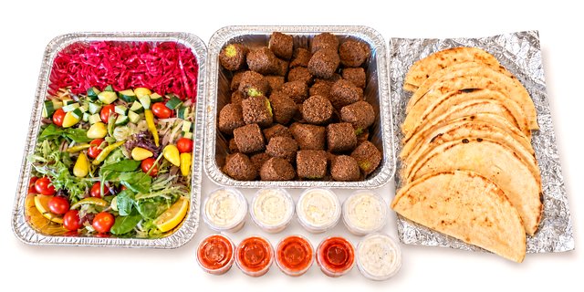 Falafel Over Rice Package