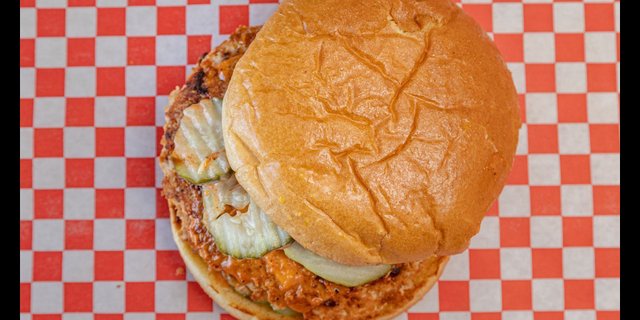Kluckin Double Smashed Chicken Burger Combo