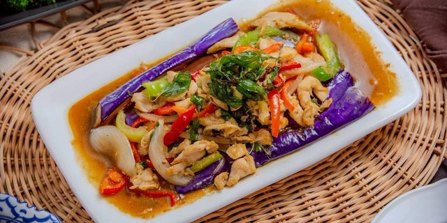 Spicy Eggplant Stir-Fry