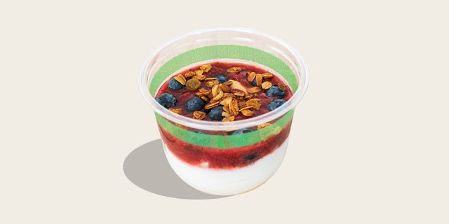 Parfait w/ Strawberry Compote