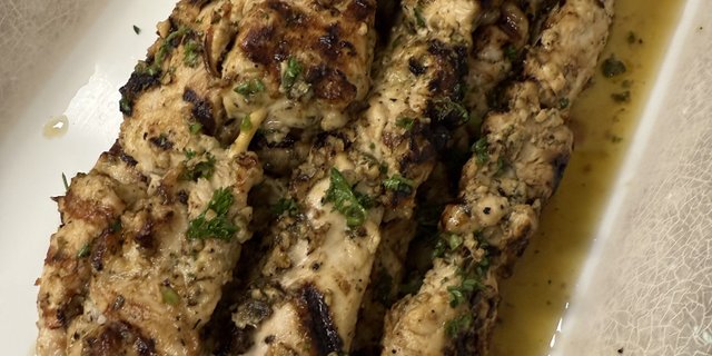Grilled Chicken Skewers