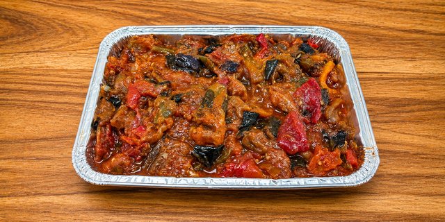 1lb Stewed Eggplant & Tomato