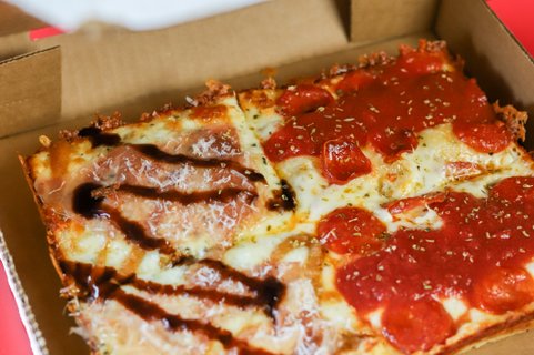 Build-Your-Own Detroit-Style 1/2 & 1/2 Pizza