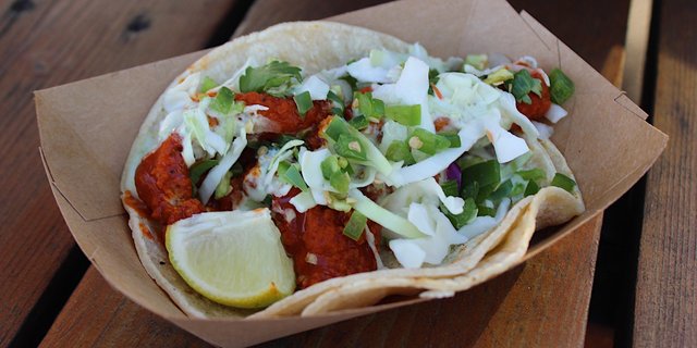 Spicy Fried Chicken Taco