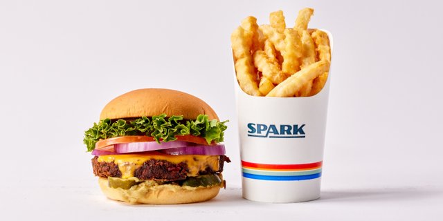 Veggie Spark Burger Bagged Lunch