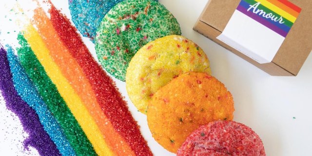 Large Pride Month Party Cookie Box