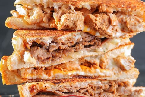 Steak Crunchy Toast Sandwich