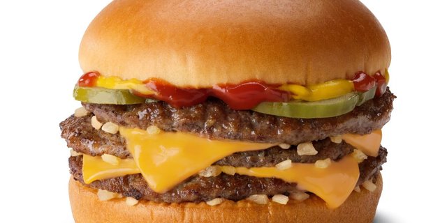 Triple Cheeseburger Meal