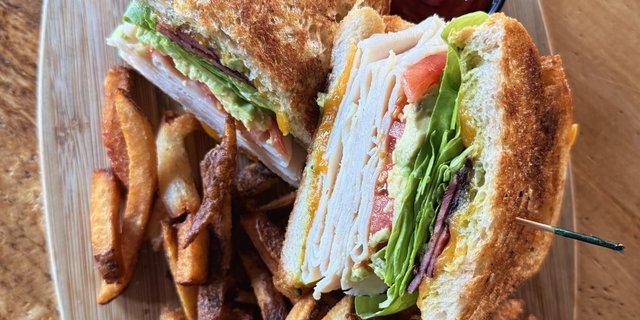 Double Turkey Blat Sandwich