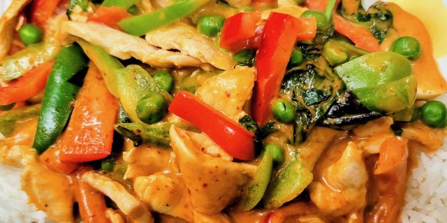 Panang Curry Tray