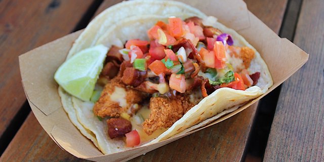 Team Fave Fried Chicken Taco