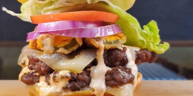 Double Texas Jalapeno Burger