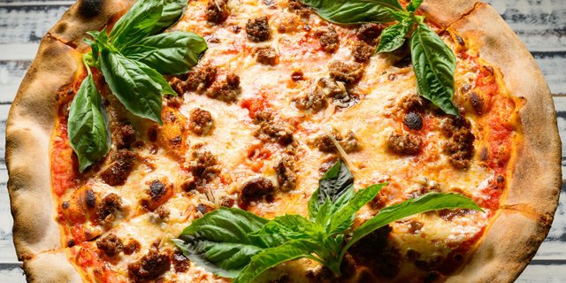 Meatball Pizza