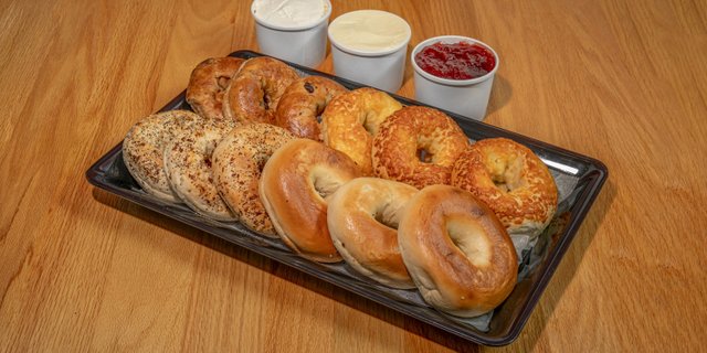 Dozen Bagels w/ Spreads