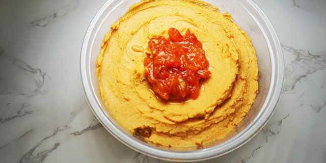 Chef Nelson’s Signature Red Pepper Hummus