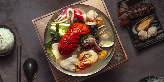 Seafood Lobster Hot Soup