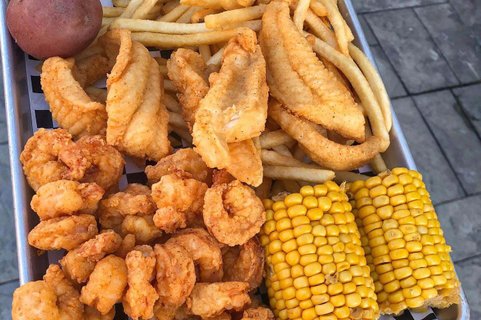 Fried Platter With Double Items