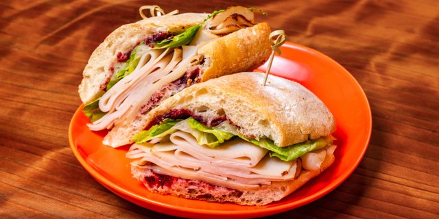 Roast Turkey & Cranberry Sandwich