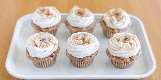 Gluten-Free Banana Cream Cupcakes