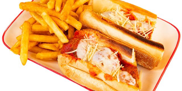 Meatball Parmigiana Sub