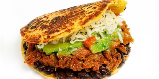 Guasaca Shredded Beef Arepa