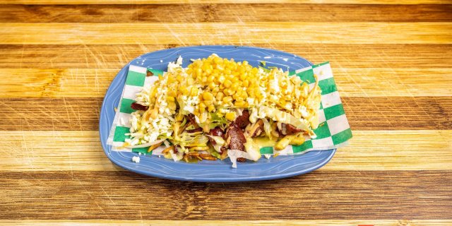 Salchipapa Loaded Fries