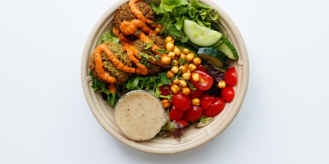 Falafel Fattoush Salad